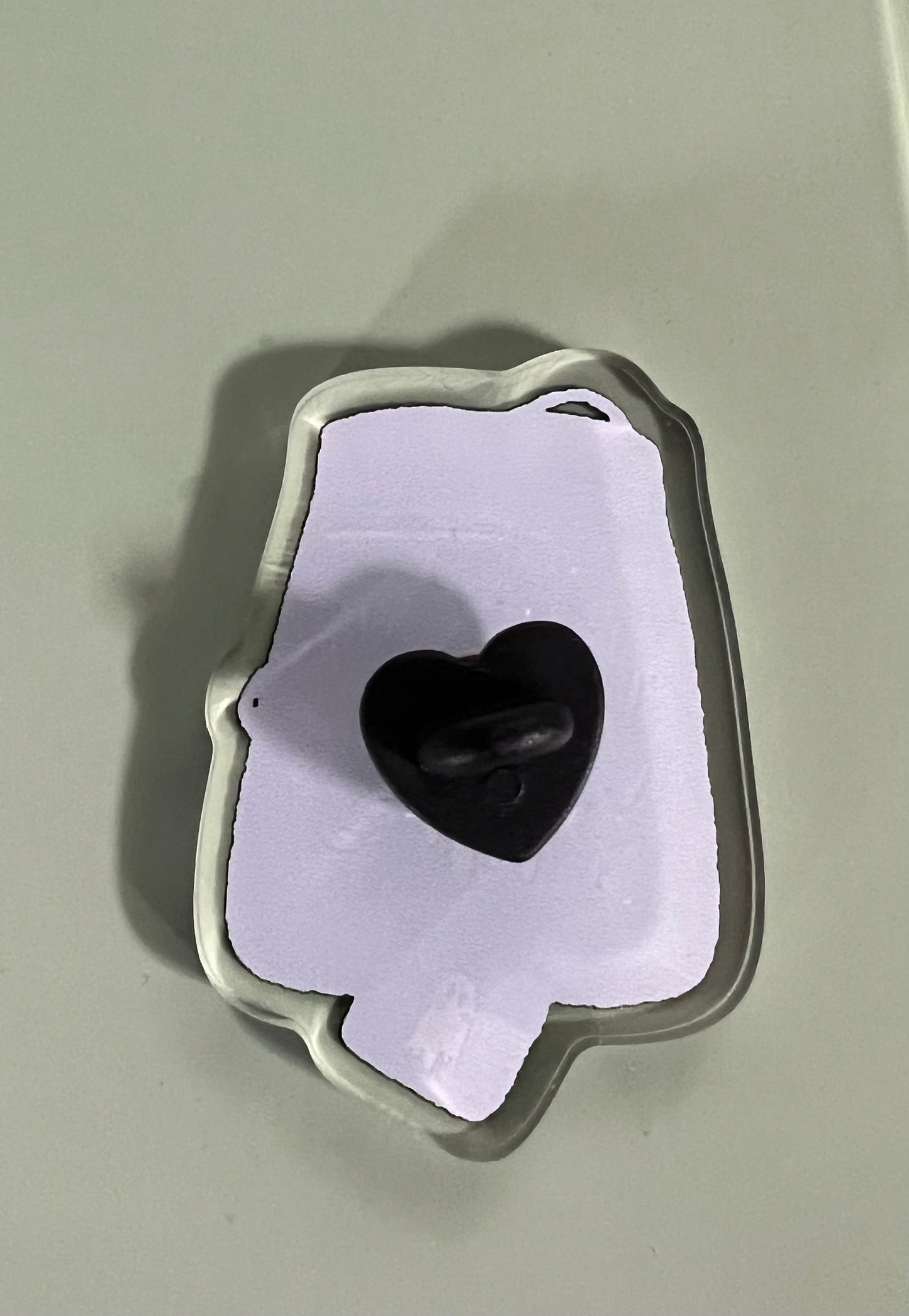 Sunset Tea Acrylic Pin