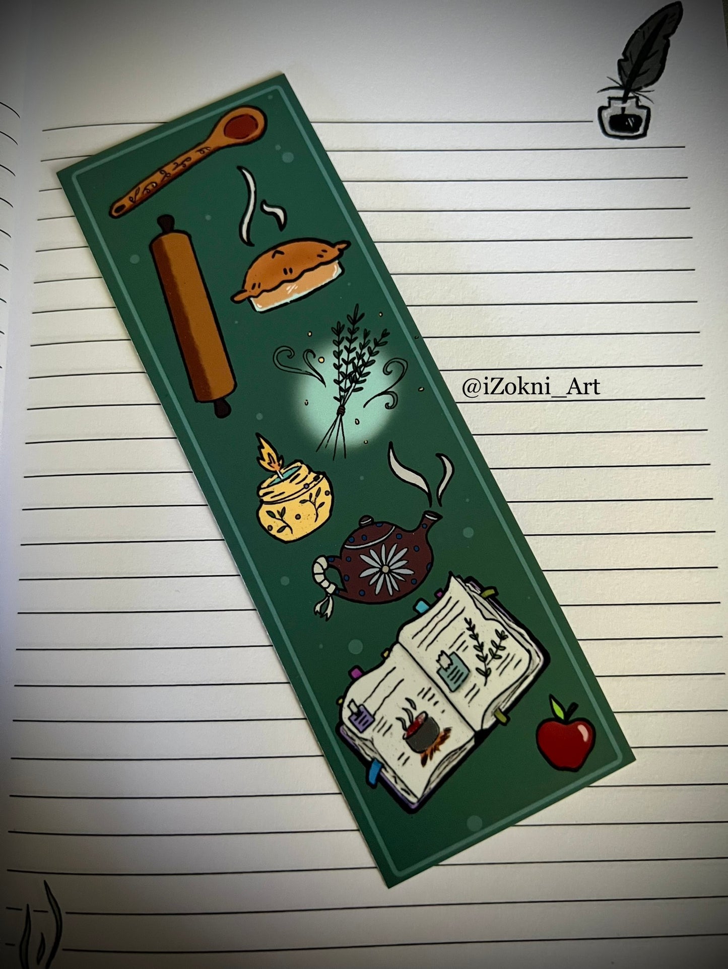 Kitchen Witch Bookmark