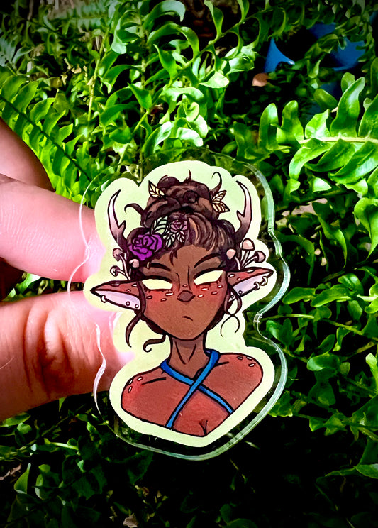 Dryad Acrylic Pin