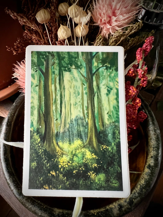 Green Forest Sticker