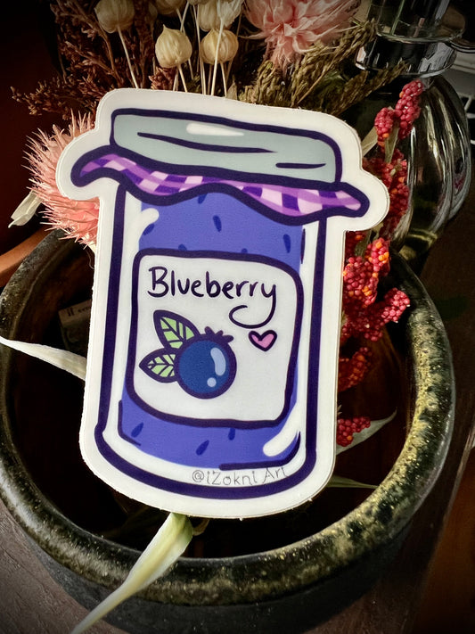 Blueberry Jam Sticker