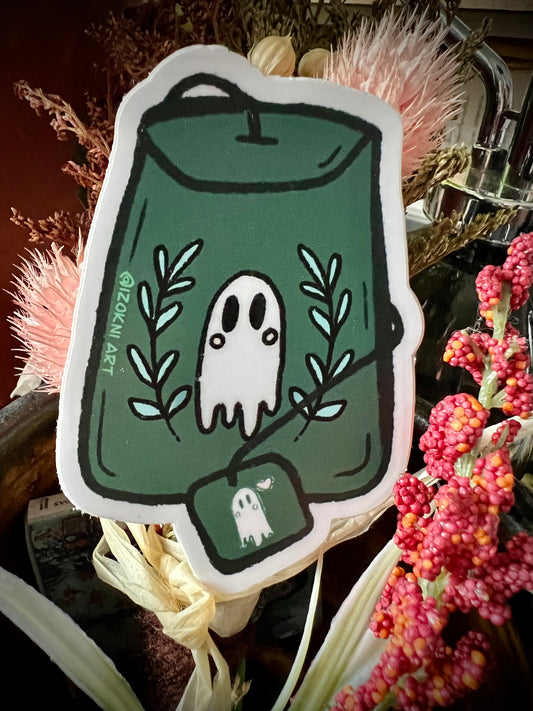 Ghost-tea Sticker