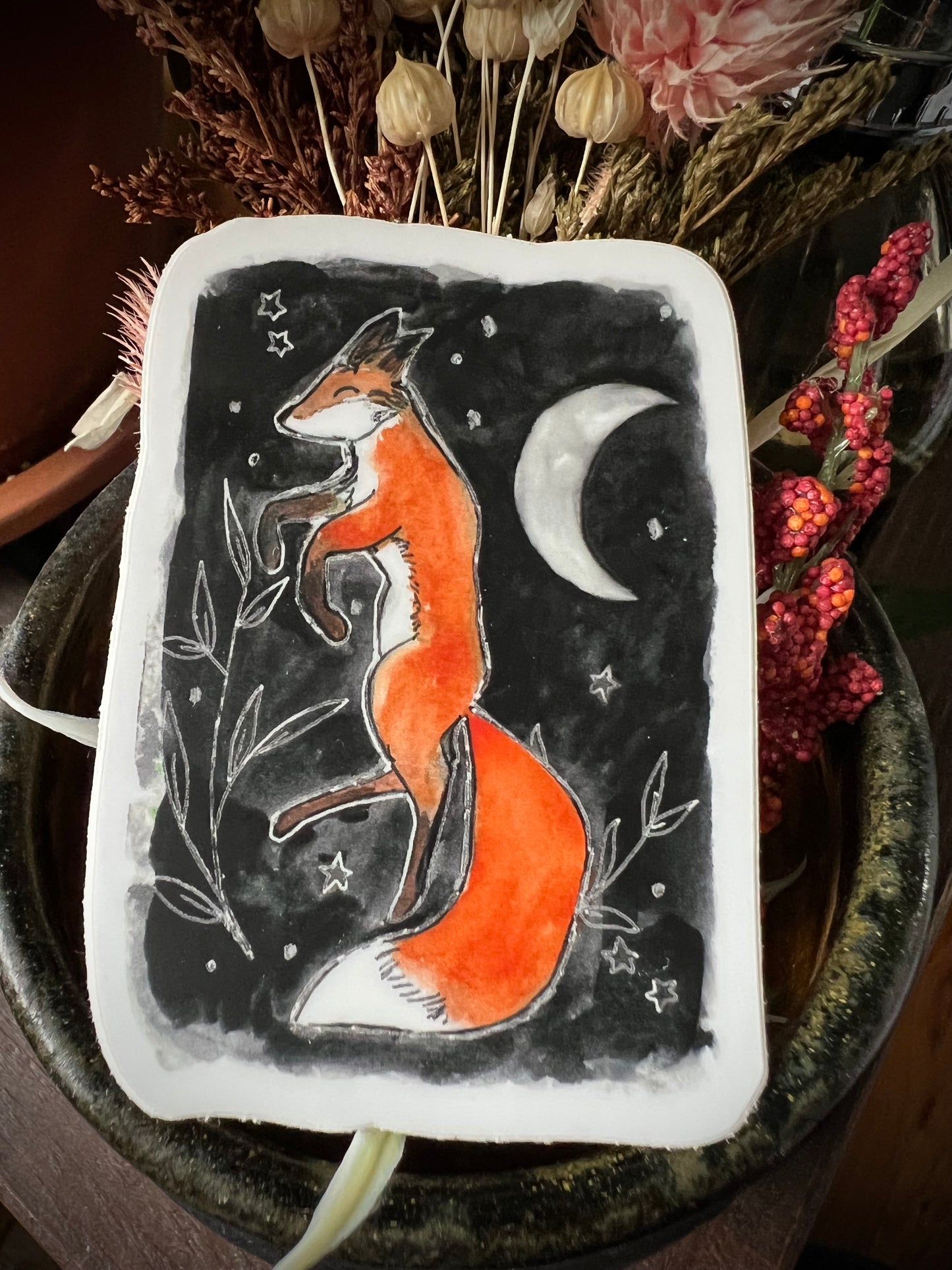 Sleeping Fox Sticker