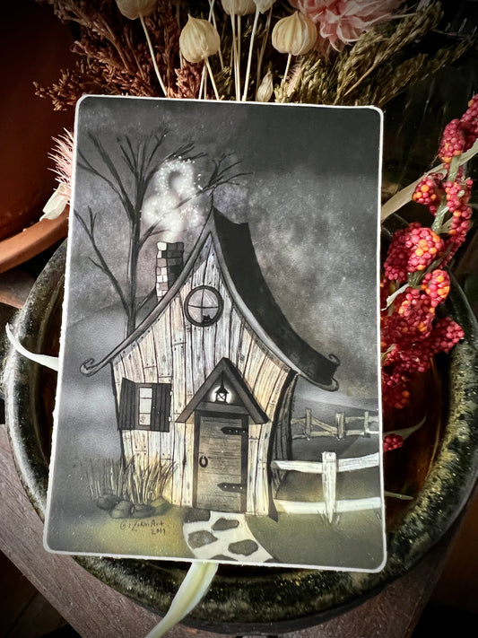 Haunted House Sticker