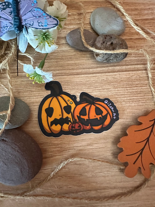 Carved Pumpkins Sticker