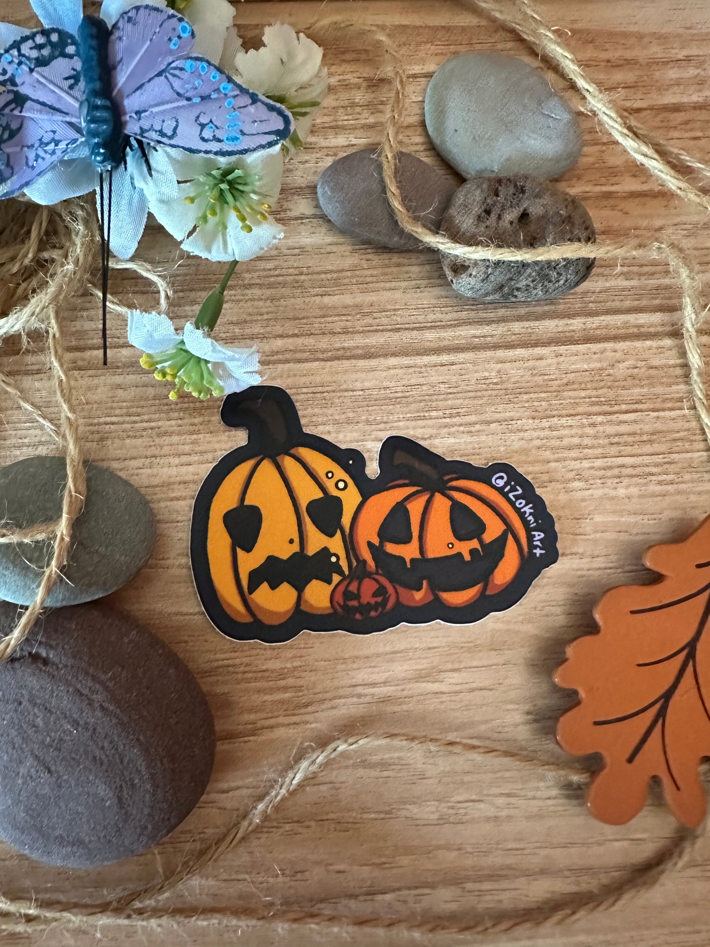 Carved Pumpkins Sticker