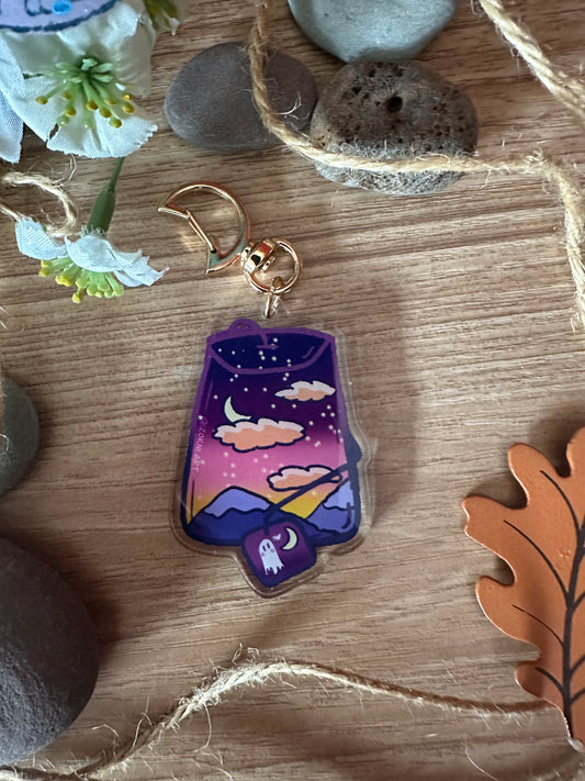 Sunset / Dusk tea Acrylic Keychain