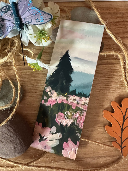 Mountain Flowers Bookmark