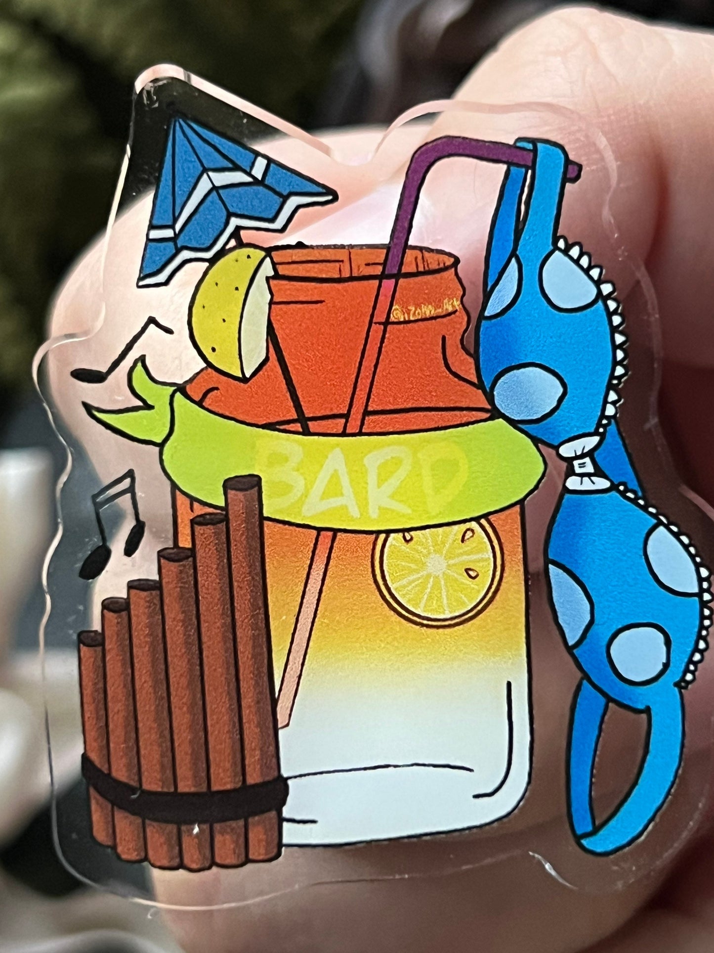 Bard Acrylic pin