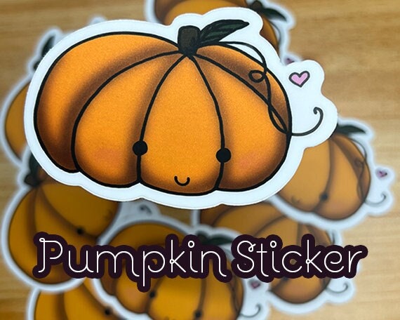 Cute Pumpkin Sticker