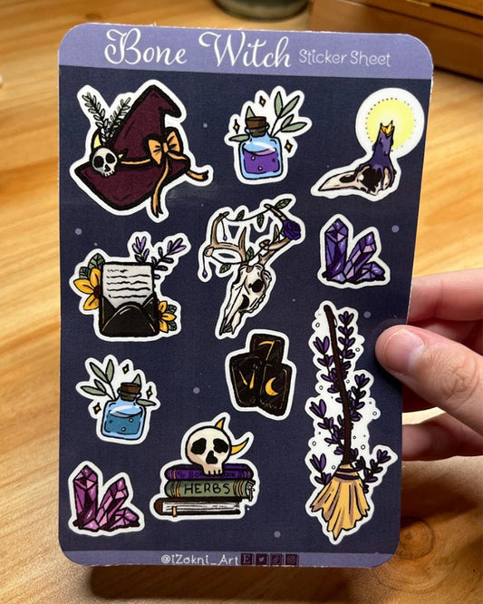 Bone Witch Sticker Sheet