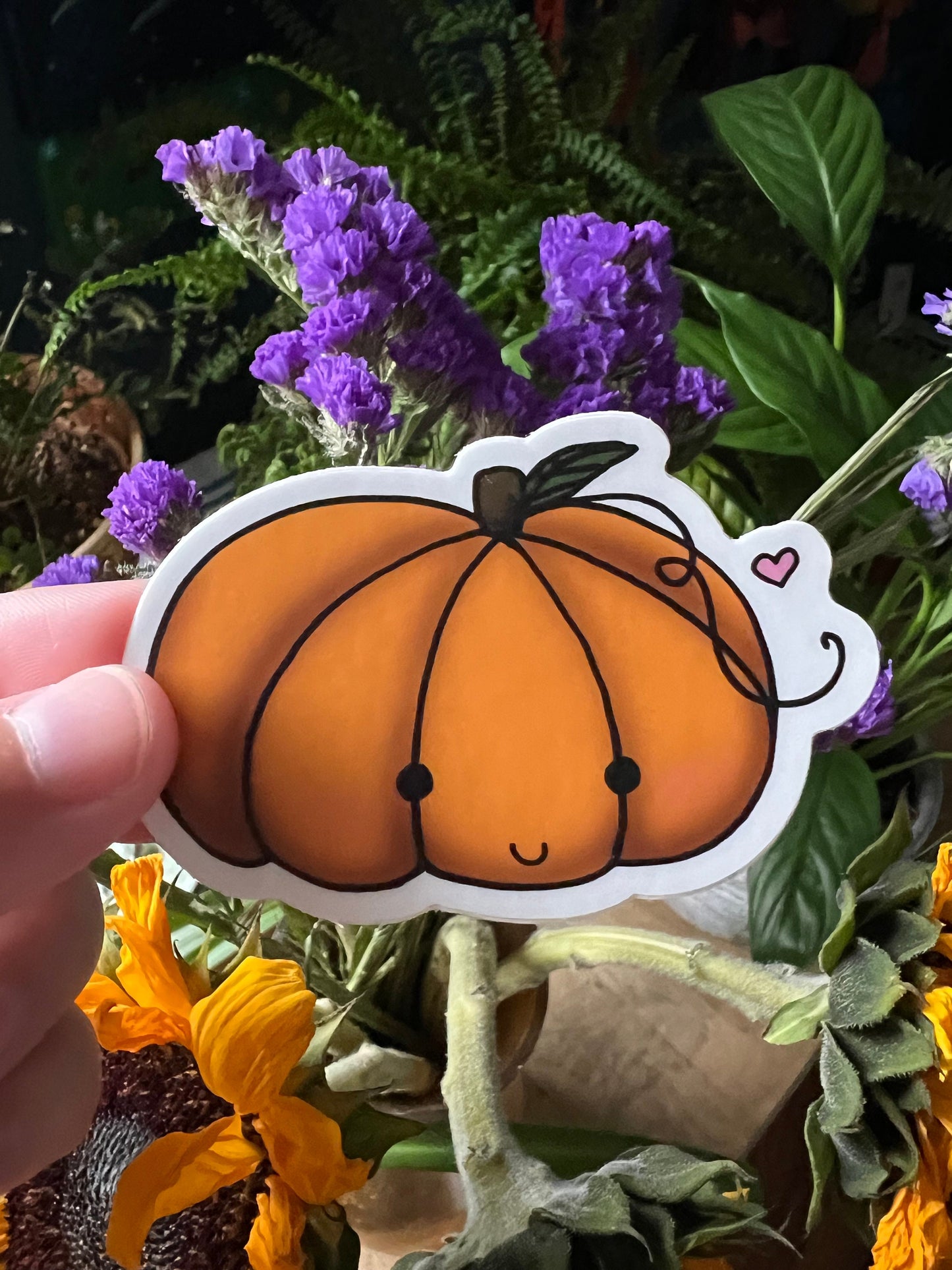 Cute Pumpkin Sticker