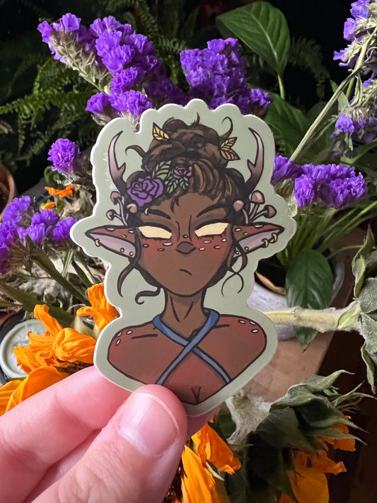 Dryad Forest Fawn Sticker